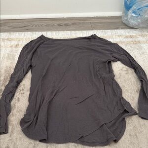 LululemonWomen's Long Sleeve Scoop Neck Top - Charcoal